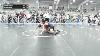 170 lbs Rr Rnd 1 - Gianni Santo, BDTC Elite - HSB vs Noah Crisp, Knights RTC/Wrestling Club - HSB