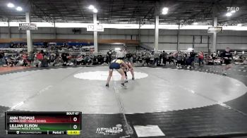 85 lbs Cons. Semi - Lillian Elison, Meridian Middle School vs Ann Thomas, Glenns Ferry Middle School