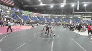 46 lbs Consi Of 8 #2 - Asher Montoya, Top Rank HAC vs Carson Binkley, Little Warrior WC