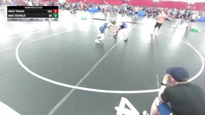 138 lbs Round 1 (8 Team) - Mac Schulz, Mahtomedi vs Niko Truax, Illinois Top Dawgs Orange