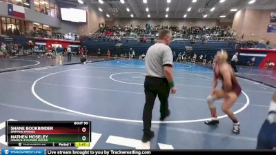 150 lbs Round 1 - Shane Bookbinder, Dripping Springs vs Nathen Moseley, Lewisville Flower Mound