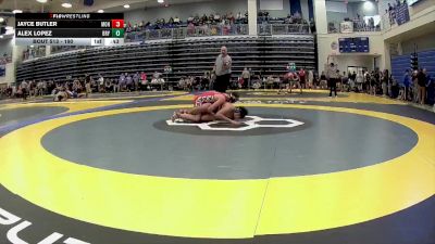 190 lbs Cons. Round 2 - Jayce Butler, Mohawk vs Alex Lopez, Bryan High School