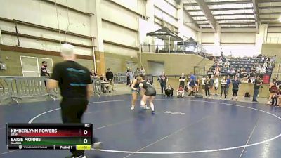 140 lbs Round 3 - Kimberlynn Fowers, Utah vs Saige Morris, Alaska