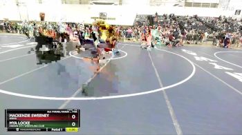 120 lbs Cons. Round 2 - Mya Locke, Crown City Wrestling Club vs Mackenzie Sweeney, NWAA
