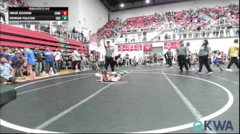 55 lbs Consolation - Krue Goodin, Cowboy Wrestling Club vs Rowan Falcon, Independent