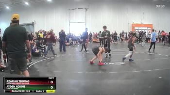 95 lbs Semifinal - Ayden Adkins, LWC: Raiders vs Azariah Thomas, Rock Hill Wrestling Club