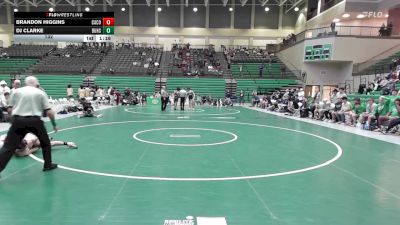 132 lbs 1st & 3rd (16 Team) - Brandon Higgins, Camden County vs DJ Clarke, Buford HS