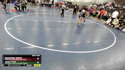 145 lbs Cons. Round 6 - Anastasia Simon, Northeast Iowa Wrestling Club vs Jayda Fulp, Silverback Wrestling Fort Worth