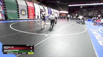 126 Class 1 lbs Cons. Round 1 - Payton Tye, Holden vs Brendon Hoover, South Harrison