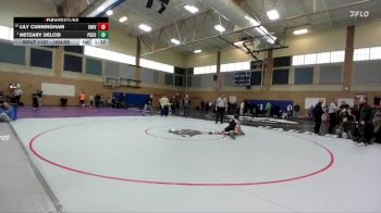 100lbs Champ. Round 4 - Netzary Delcid, Pasco (Girls) vs Lily Cunningham, University (Girls)