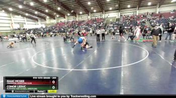 205 lbs Cons. Semi - Conor LeDuc, Flathead High School Wrestling vs Isaac McGee, Champions Wrestling Club