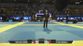 Timaya Anne Thomson vs Vittoria Campanello 2026 IBJJF European NoGi