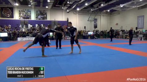Lucas Rocha De Freitas vs Todd Mueckenheim 2016 IBJJF Pan No-Gi