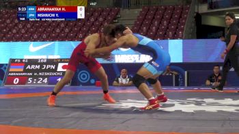 61 kg 1/8 Final - Hayk Abrahamyan, Armenia vs Yuto Nishiuchi, Japan