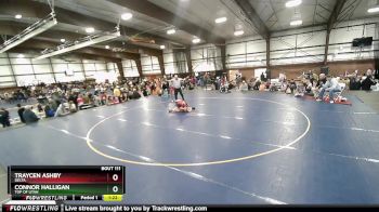 80 lbs Quarterfinal - Traycen Ashby, Delta vs Connor Halligan, Top Of Utah
