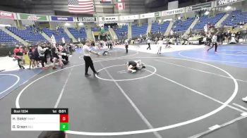 95 lbs Final - Hudson Baker, RawTown Elite vs Daniel Green, Billings WC
