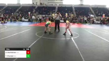 70 lbs Quarterfinal - Alex Manheimer, Victory Wrestling vs Titus Khamjoi, Swamp Monsters