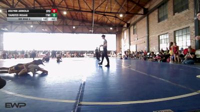 80 lbs Rr Rnd 5 - Jolynn Arnold, Sperry Wrestling Club vs Yaretzi Rojas, Team Tulsa Wrestling Club