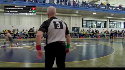 133 lbs Cons. Round 1 - Joe Magnano, Pitt-Bradford vs Derek Bernardino, St. John Fisher