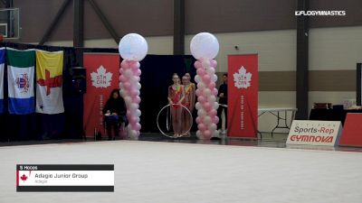Adagio Junior Group - 5 Hoops, Adagio - 2019 Elite Canada - Rhythmic