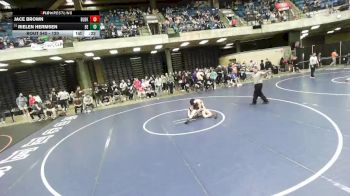 120 lbs Cons. Round 2 - Rielen Hermsen, Unattached vs Jace Brown, Unattached