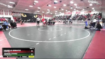 120 lbs Cons. Round 6 - Anabelle Serratos, Santa Ana vs Genesis Chavez, Citrus Valley