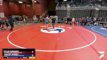 120-126 lbs Round 2 - Dylan Sorensen, Eastside United Wrestling Club vs Weston Haskell, Moorcroft Mat Masters Wrestling Club