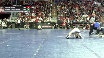 3A-106 lbs 7th Place Match - Carew Christensen, Waukee Northwest vs Oliver Lange, Valley, West Des Moines