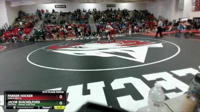 215 lbs 15th Place Match - Jacob Shackelford, Central - Grand Junction vs Parker Hocker, Eaglecrest B