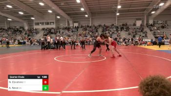 285 lbs Quarterfinal - Nicholas Ebrahimi, CT vs Anthony Nava, WA