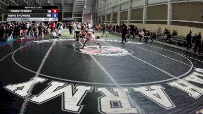 84 lbs Cons. Semis - Brock Zesiger, Sanderson Wrestling Academy vs Kaine Showers, Falls Academy