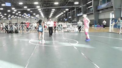 120 lbs Rr Rnd 3 - Lydia King, Slam Factory Girls - HSG vs Asia Bowen, ICE Wrestling Pink - HSG