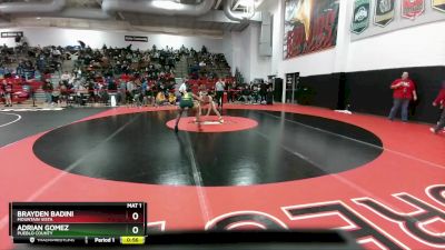 138 lbs Cons. Round 5 - Adrian Gomez, Pueblo County vs Brayden Badini, Mountain Vista