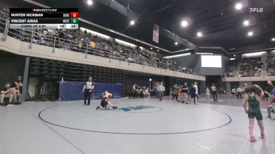 80 lbs Consi Of 8 #1 - Hunter Hickman, Dover vs Vincent Airas, West Hartford