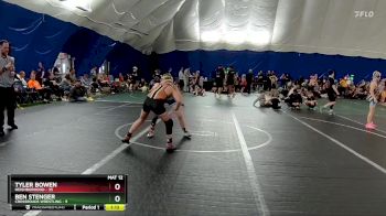 84 lbs Round 4 (6 Team) - Tyler Bowen, Neighborhood vs Ben Stenger, Crossroads Wrestling