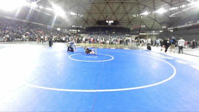 79 lbs Quarterfinal - Audrey Lensegrav, South West Washington Wrestling Club vs Cassidy Materi, Cherry Creek Wrestling Club