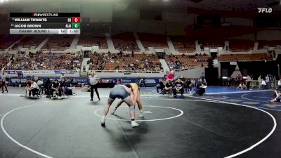 175-D3 Champ. Round 1 - William Thwaits, Sahuarita High School vs Jacob Brown, American Leadership Academy - Ironwood