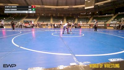 110 lbs Consolation - K`Myla Grate, Betterman Elite vs Paris Turner, Rabbit Wrestling Club