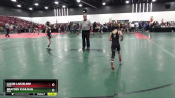 55 lbs Round 2 - Brayden Kuhlman, SEHS vs Jacob Larzelere, PGHS