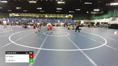 175 lbs Consi Of 16 #1 - Miguel Rojas, FL vs Caige Horak, OH