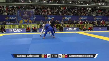 Sandrey Henrique Da Silva De Pau vs Lucas Andre Galvão Protasio 2025 European Jiu-Jitsu IBJJF Championship