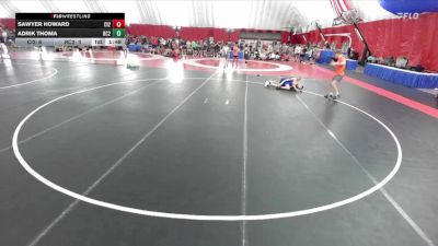 113 lbs Round 2 (8 Team) - Adrik Thoma, Rochester Century B vs Sawyer Howard, Cambridge-Isanti White