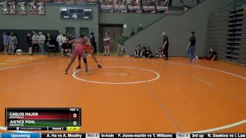 162 lbs Round 3 - Justice Pohl, Grissom Hs vs Carlos Major, Huntsville