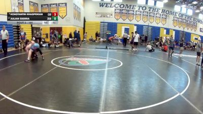165 lbs Cons. Round 3 - Konstantin Khaspekian, Caveman vs Julian Sierra, Christopher Columbus High School