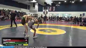 106 lbs Cons. Round 4 - Elijah Poe, Servite vs Mason Carrillo, Royal