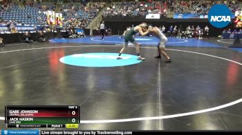 157 lbs Semifinal - Gabe Johnson, Central Oklahoma vs Jack Haskin, Lake Erie