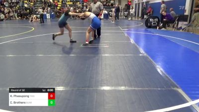 136 lbs Round Of 32 - Kenzie Phasupong, Trinity vs Cayla Brothers, Burrell