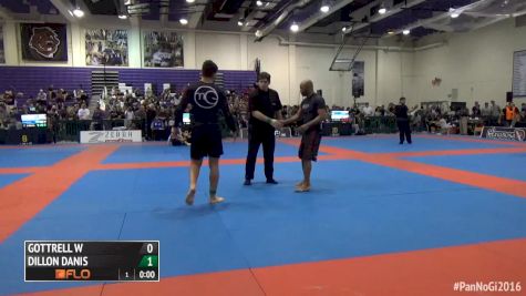 Gottrell King Jr vs Dillon Danis 2016 IBJJF Pan No-Gi