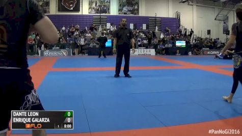 Dante Leon vs Enrique Galarza 2016 IBJJF Pan No-Gi