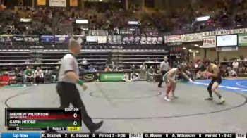 132 lbs Cons. Semi - Gavin Moore, Haven vs Andrew Wilkinson, Smith Center